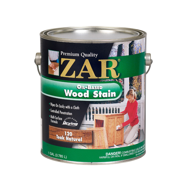 ZAR Teak Natural 120 OilBased Wood Stain Gallon