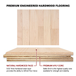 Hard Maple 3", 4", & 5" Select Grade Engineered Flooring