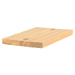 7/8" x 7-1/4" Kiln Dried Knotty Inland Red Cedar - Smooth 1 Face, Rough Sawn 1 Face