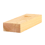 2" x 4" (nominal size) Select Tight Knot (STK) Western Red Cedar - Rough Sawn All Faces