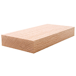 1-1/2" x 5-1/2" Red Oak Lumber 2x6