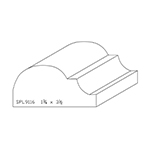 1-3/4" x 3-1/2" Custom Hard Maple Miscellaneous Moulding - SPL9116
