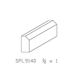 1/2" x 1" Walnut Custom Scribe Moulding - SPL9140