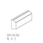 1/2" x 1" Hickory Custom Scribe Moulding - SPL9142