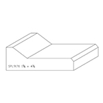 1-5/8" x 4-3/4" Quarter Sawn White Oak Custom Casing - SPL9170
