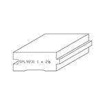 1" x 2-1/2" Character Grade Hickory Custom Flooring - SPL9231