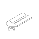 11/16" x 1-3/8" Poplar Custom Bed Moulding - SPL9241