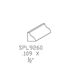 9/16" x 9/16" Hard Maple Custom Shoe Moulding - SPL9260