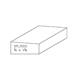 3/4" x 1-3/4" Custom Quarter Sawn White Oak Miscellaneous Moulding - SPL9310