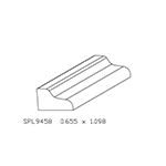 11/16" x 1-1/16" Custom Hard Maple Miscellaneous Moulding - SPL9458