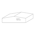 1.438" x 5-1/2" Custom Quarter Sawn White Oak Miscellaneous Moulding - SPL9673
