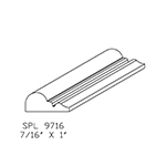 0.438" x 1" Custom Poplar Accessory Moulding - SPL9716
