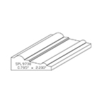 0.795" x 2.200" Custom Hard Maple Accessory Moulding - SPL9730