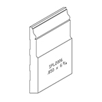 0.850" x 6-3/4" Knotty Eastern White Pine Custom Baseboard - SPL2006