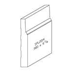 0.980" x 6-7/8" Poplar Custom Baseboard - SPL2014