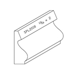 13/16" x 2" Poplar Custom Baseboard - SPL2018