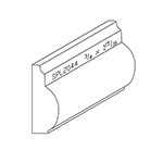 3/4" x 1-15/16" Character Grade White Oak Custom Baseboard - SPL2044