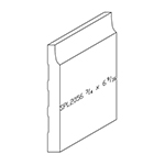 3/4" x 6-9/16" White Oak Custom Baseboard - SPL2056