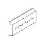 5/16" x 1-1/4" Character Grade White Oak Custom Baseboard - SPL2064