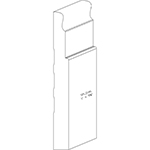 1" x 9-1/8" Poplar Custom Baseboard - SPL2146