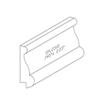 0.745" x 2.230" White Oak Custom Baseboard - SPL2168