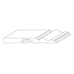 5/8" x 6-1/2" Poplar Custom Baseboard - SPL2180