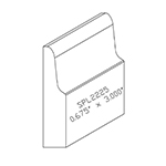 0.675" x 3" Hickory Custom Baseboard - SPL2225