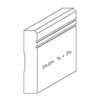 3/4" x 3-1/2" Poplar Custom Baseboard - SPL224
