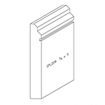 3/4" x 5" Character Grade White Oak Custom Baseboard - SPL228