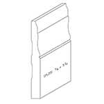 5/8" x 5-1/2" Poplar Custom Baseboard - SPL251