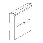 5/8" x 3-1/4" White Oak Custom Baseboard - SPL267