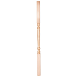 1-1/2" x 1-1/2" x 36" Kiln Dried Select Tight Knot (STK) Western Red Cedar Colonial Turned Spindle