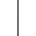 1/2" x 1-1/2" x 44" L.J. Smith Hollow Iron Baluster in Low Sheen Black