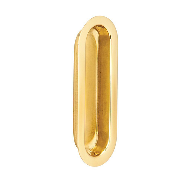 Ives By Schlage Bright Brass (US3) Oval Flush Pull 223
