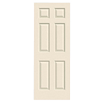 1-3/8" x 1/0 x 6/8 (12" x 80") Solid Core Colonist Molded Door