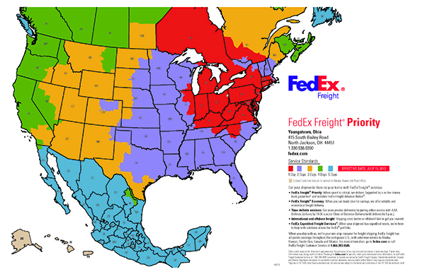 Fedex Shipping Zones Chart