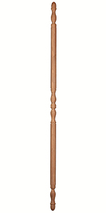 Walnut Hardwood Decorative Shaft Corner Guard