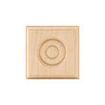 Maple 3" Bullseye Plinth Block