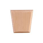 3-1/4" x 3-1/4" Hard Maple Plain Keystone