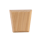 3-1/4" x 3-1/4" Poplar Plain Keystone