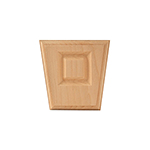 3-1/4" x 3-1/4" Cherry Raised Panel Keystone