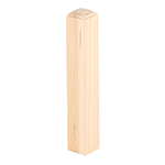 Hickory Outside Base Corner Block