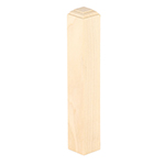 Poplar Outside Base Corner Block