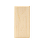 Poplar 3-1/2" Plain Base Block