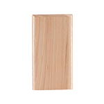 Hickory 4" Plain Base Block