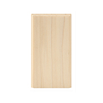 Poplar 3-3/4" Plain Base Block