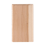 Hickory 4-1/2" Plain Base Block