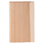 Hickory 5-1/2" Plain Base Block