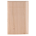 Hickory 5-3/4" Plain Base Block