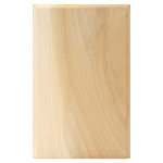 Poplar 5-3/4" Plain Base Block